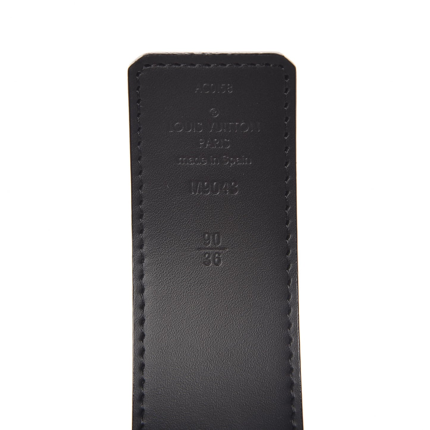 Monogram Eclipse Taigarama 40mm LV Initiales Reversible Belt 90 36 Black