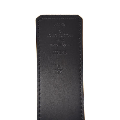 Louis Vuitton Monogram Eclipse Taigarama 40mm LV Initiales Reversible Belt 90 36 Black 6 of 6
