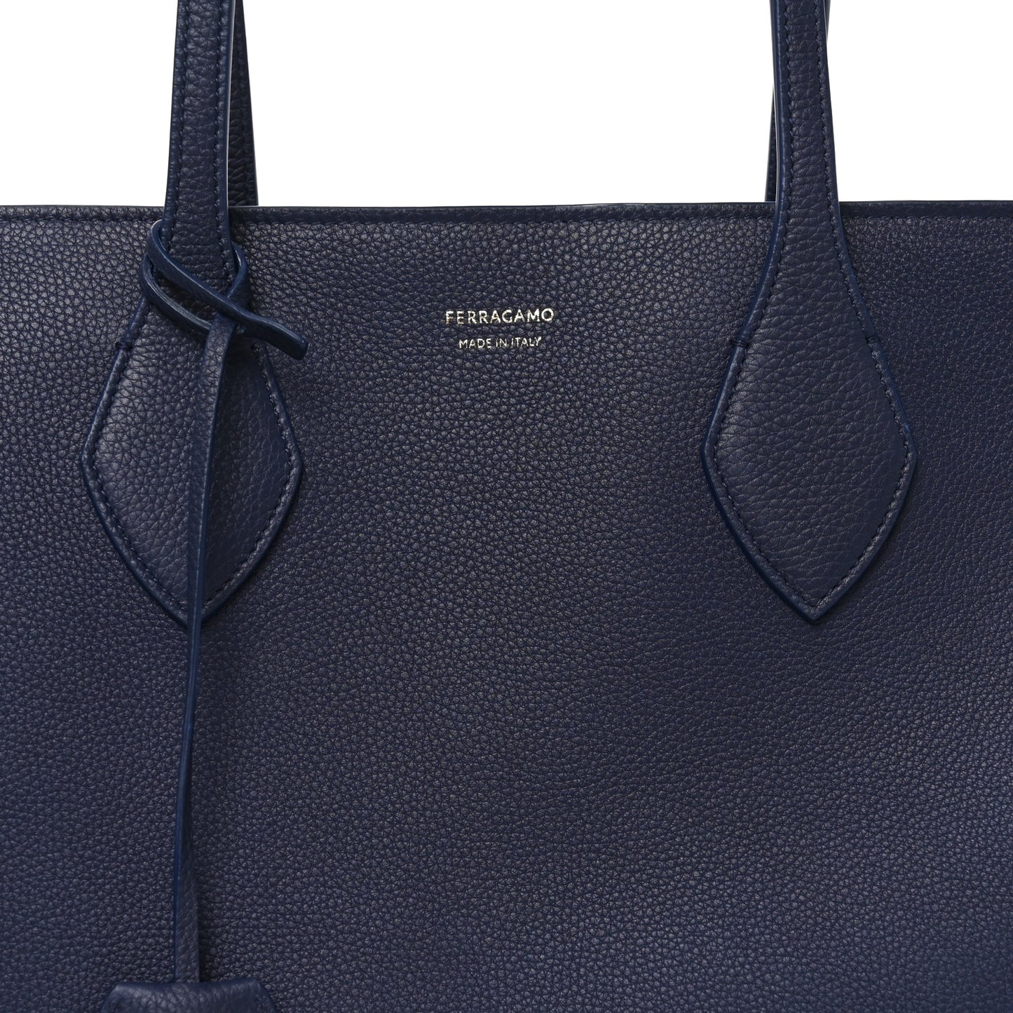 Calfskin Medium Star Tote New Navy