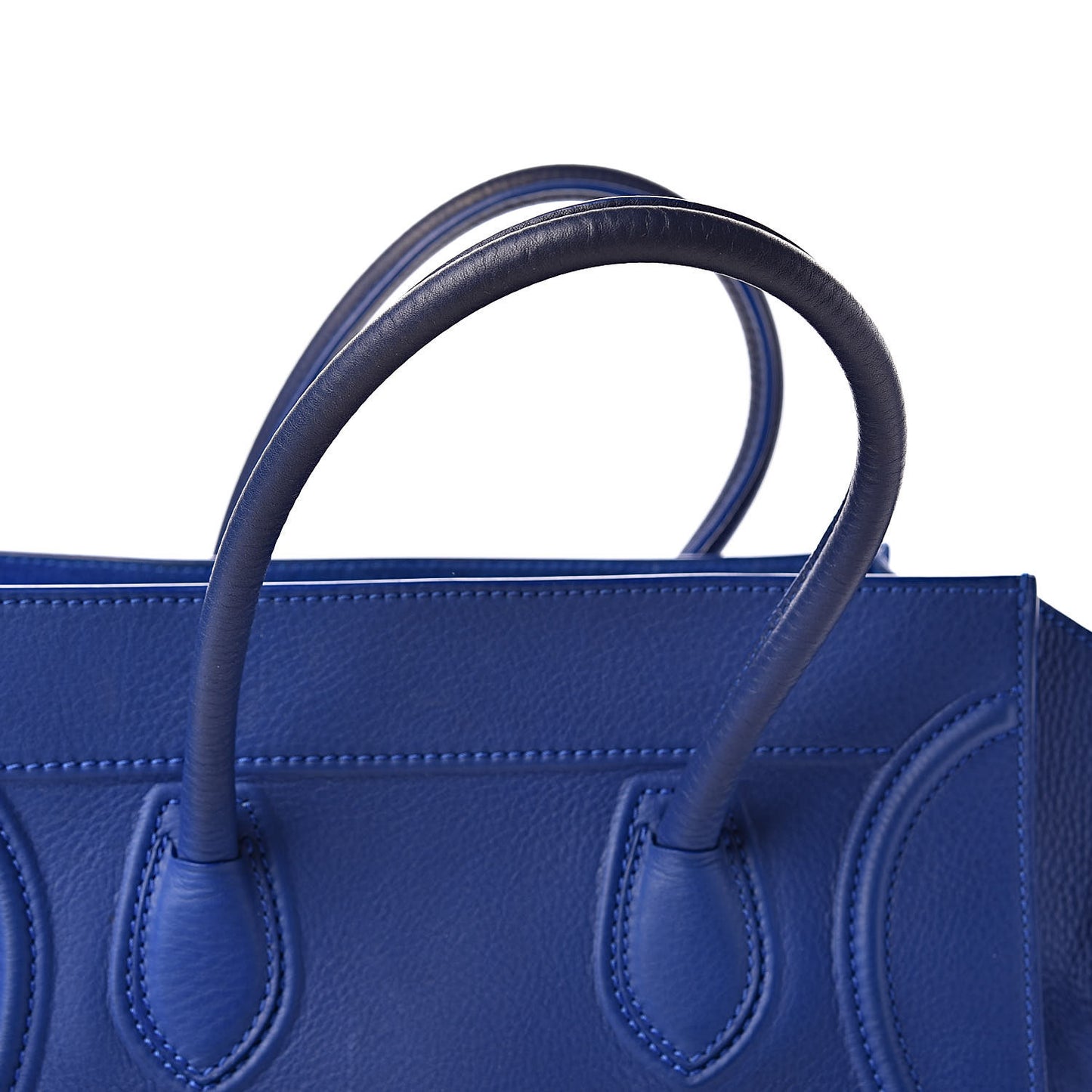Supple Calfskin Medium Phantom Luggage Royal Blue