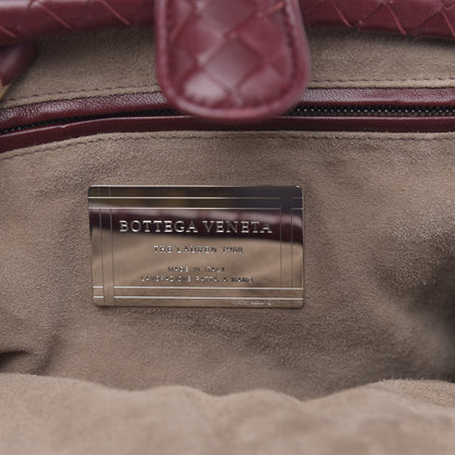 Bottega Veneta Nappa Intrecciato The Lauren 1980 Clutch Gigolo Red 6 of 9