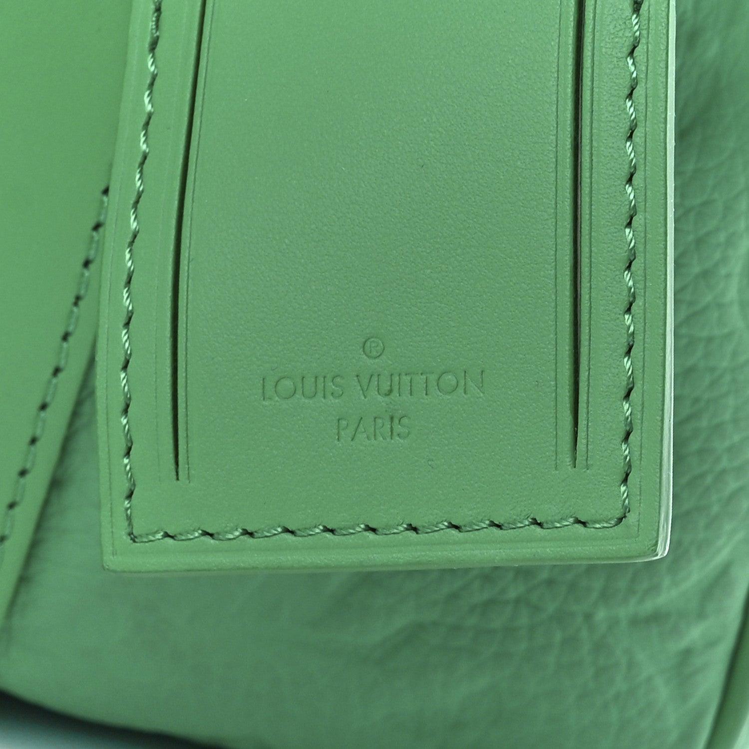 Louis Vuitton Monogram Taurillon Keepall Bandouliere 25 Minty Green 6 of 11