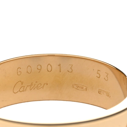 Cartier 18K Yellow Gold 5.5mm LOVE Ring 53 6.25 4 of 4