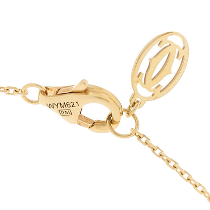 Van Cleef & Arpels 18K Rose Gold Diamond Vintage Alhambra Pendant Necklace 6 of 6