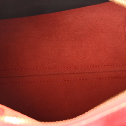Louis Vuitton Epi Speedy 25 Castillan Red 5 of 10