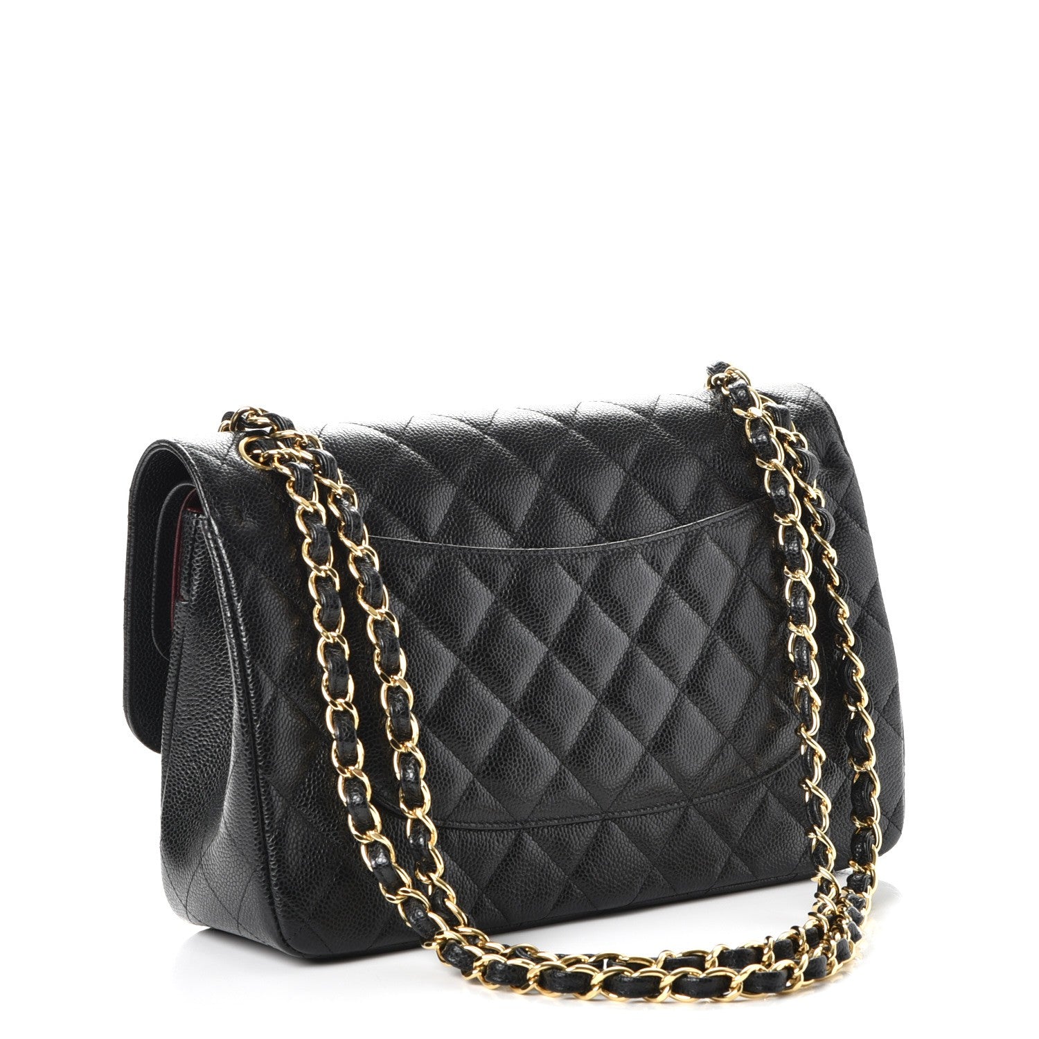 Chanel Caviar Quilted Jumbo Double Flap Black 4 of 9