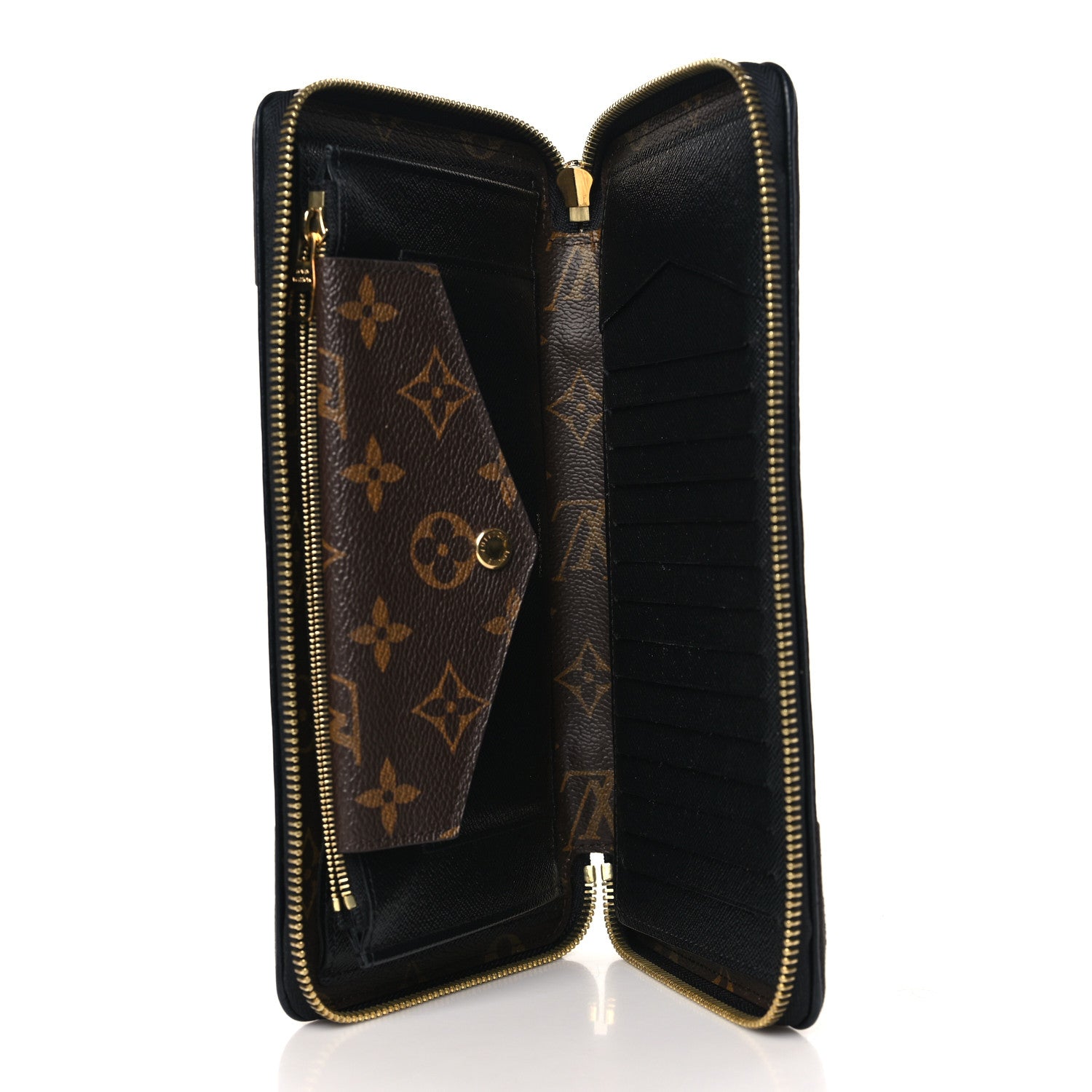 Louis Vuitton Monogram Macassar Zippy XL Wallet 5 of 10
