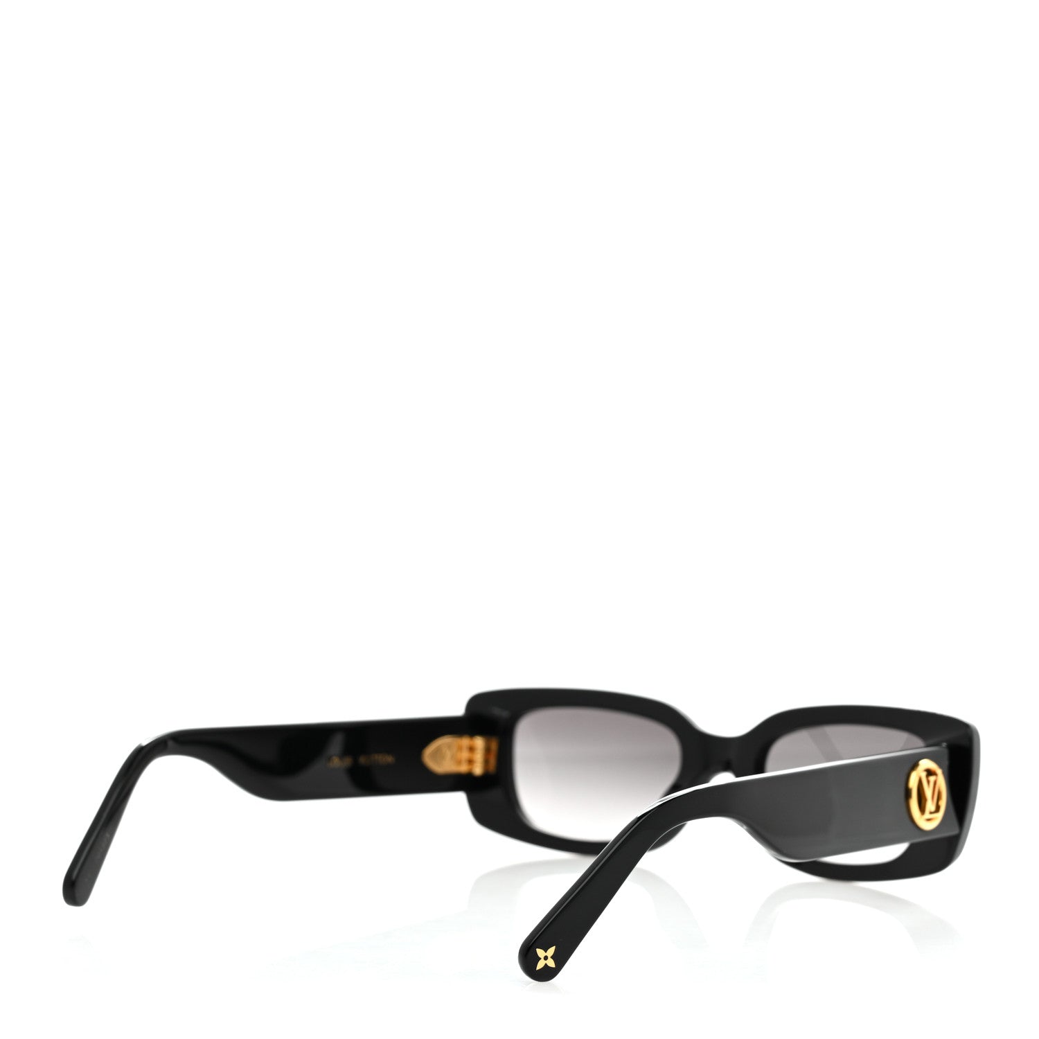 Louis Vuitton Acetate LV Circle Cat Eye Sunglasses Z2109W Black 4 of 7