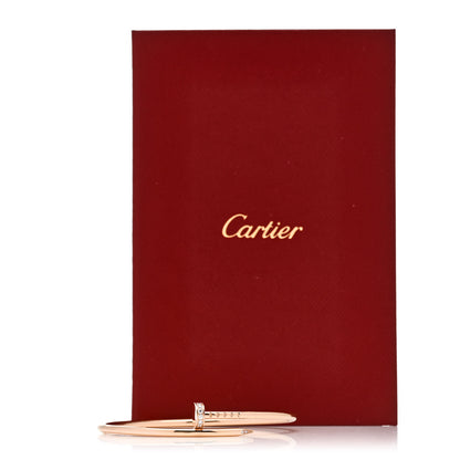 Cartier 18K Pink Gold Diamond Small Juste Un Clou Bracelet 16 2 of 6