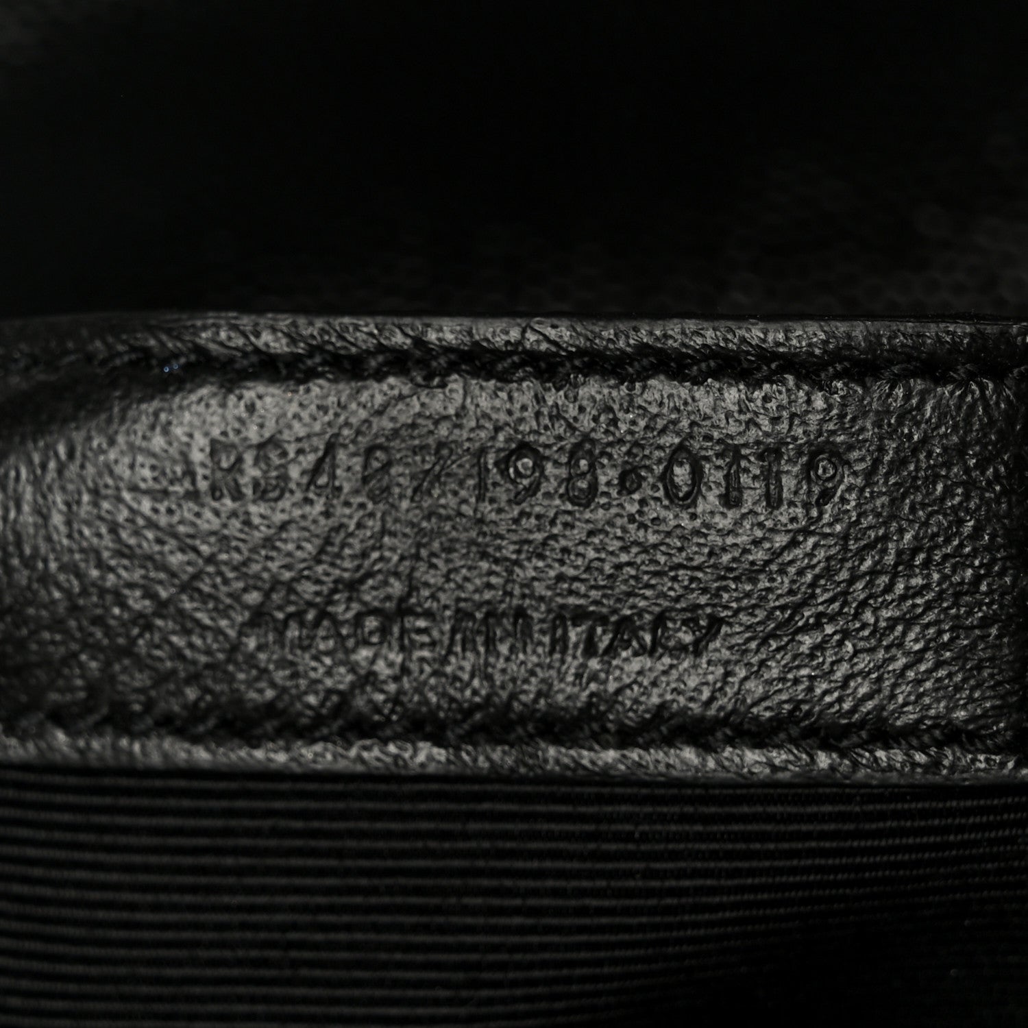 Saint Laurent Grain De Poudre Matelasse Chevron Large Monogram Satchel Black 8 of 11