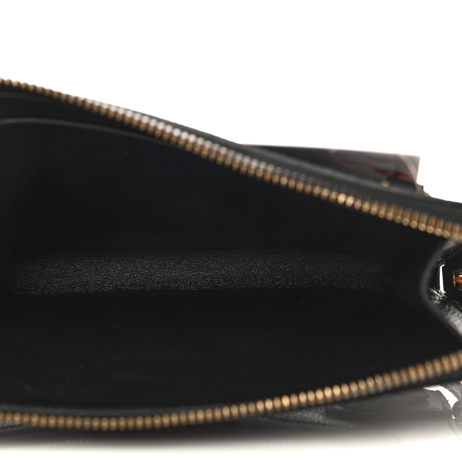 Balenciaga Grained Calfskin Neo Classic Gold Hardware Zip Around Crossbody Black 5 of 11