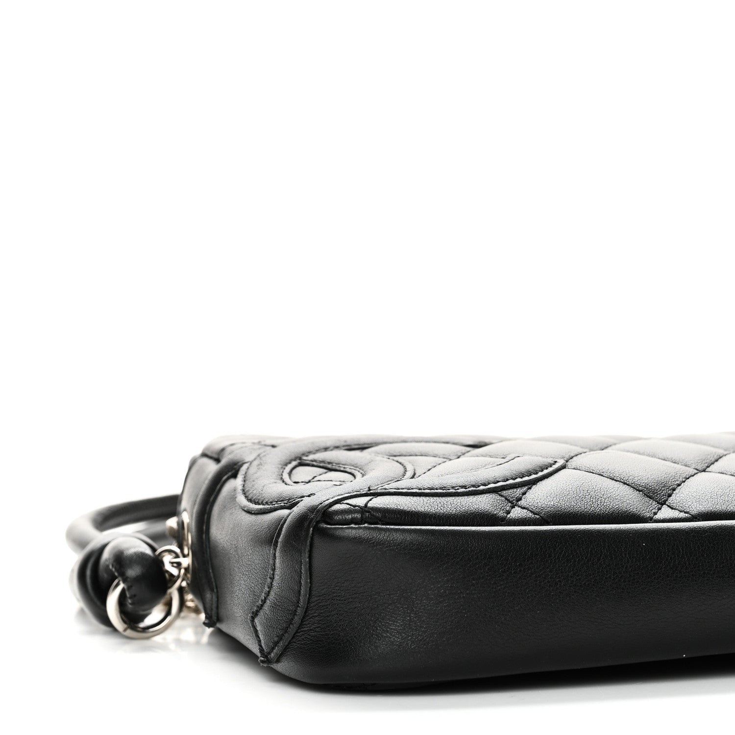 Chanel Calfskin Quilted Cambon Pochette Black 9 of 10