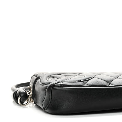 Chanel Calfskin Quilted Cambon Pochette Black 9 of 10