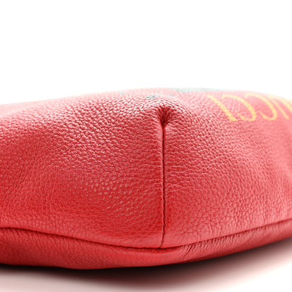 Gucci Grained Calfskin Logo Belt Bag Hibiscus Red 9 of 11