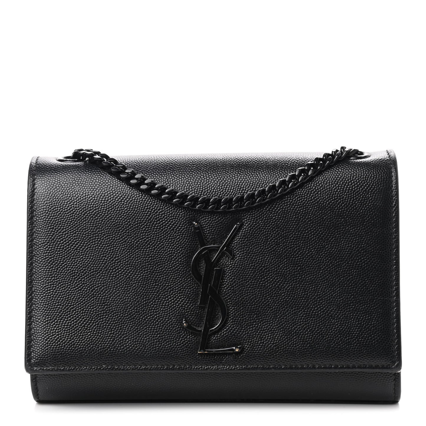 Grain De Poudre Small Monogram Kate Satchel Black