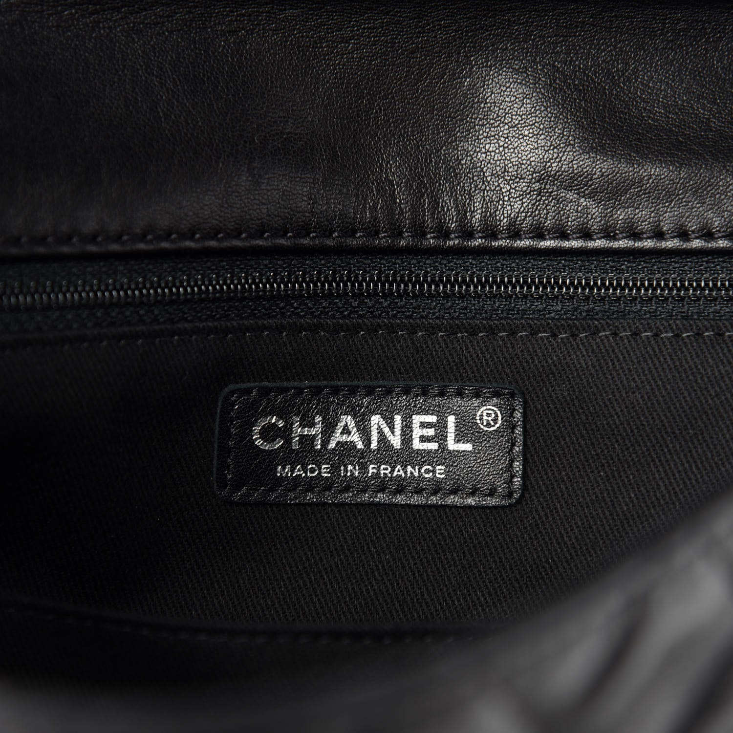 Chanel Lambskin Quilted Messenger Bag Black 8 of 11
