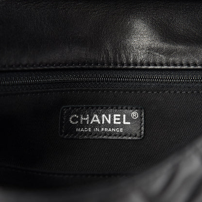 Chanel Lambskin Quilted Messenger Bag Black 8 of 11