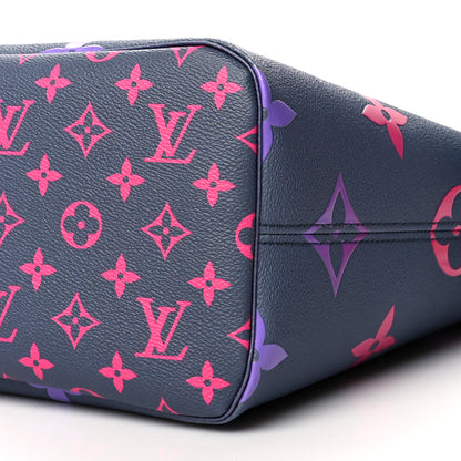 Louis Vuitton Monogram Giant Spring In The City Neverfull MM Midnight Fuchsia 11 of 11
