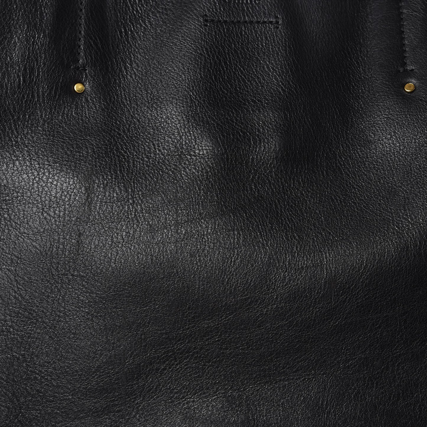 Smooth Calfskin Medium Milo Shopping Tote Black