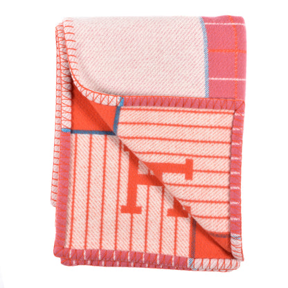 Hermes Wool Cashmere Avalon Passe-Passe Blanket Figue 2 of 3