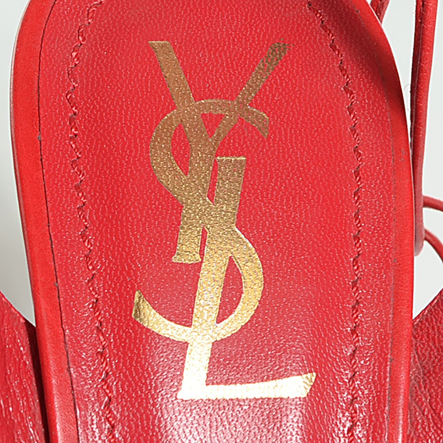 Nappa Candy 80 Platform Ankle Wrap Sandals 38 Red