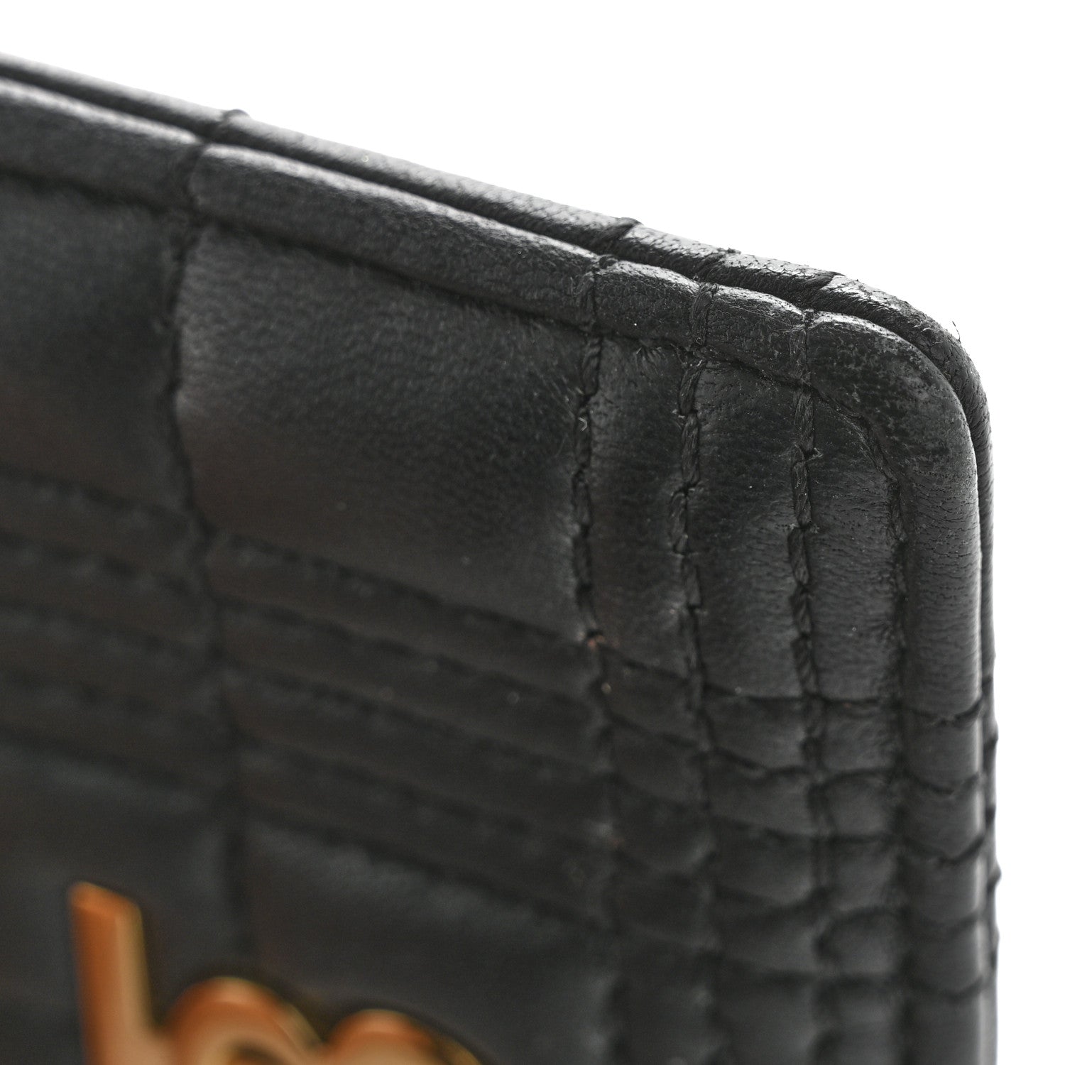 Burberry Lambskin Quilted Small Lola Card Holder Black 10 of 12