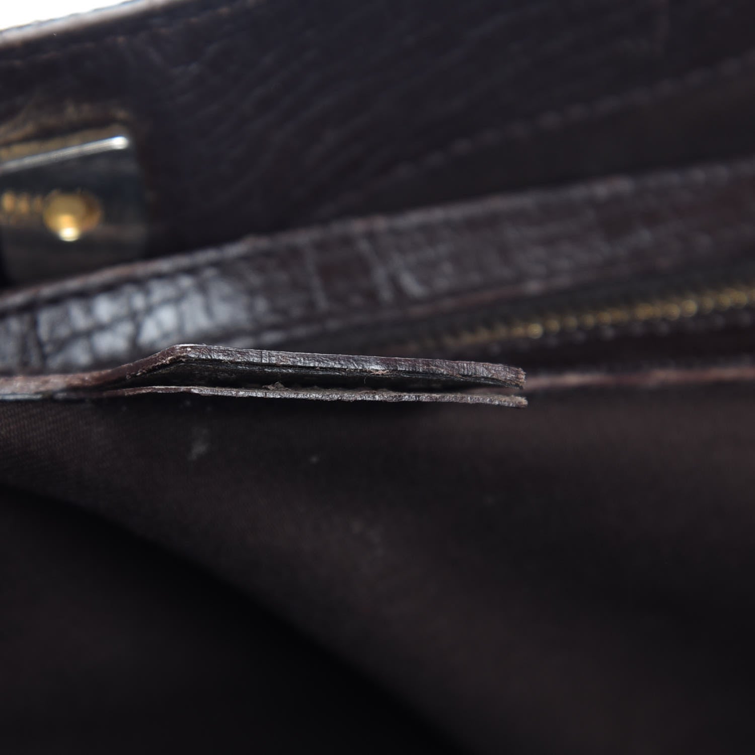 Gucci Monogram Medium Hasler Tote Dark Brown 9 of 24