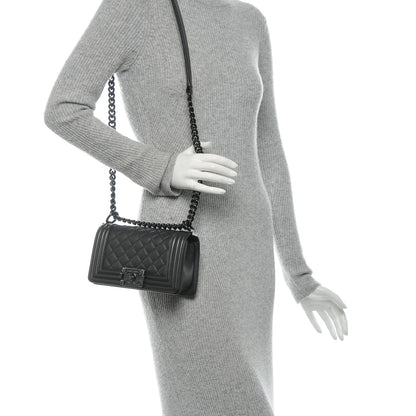 Chanel Caviar Quilted Small Boy Flap So Black 2 of 7