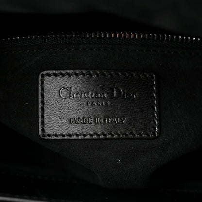 Christian Dior Lambskin Cannage Medium Lady Dior Black 6 of 11