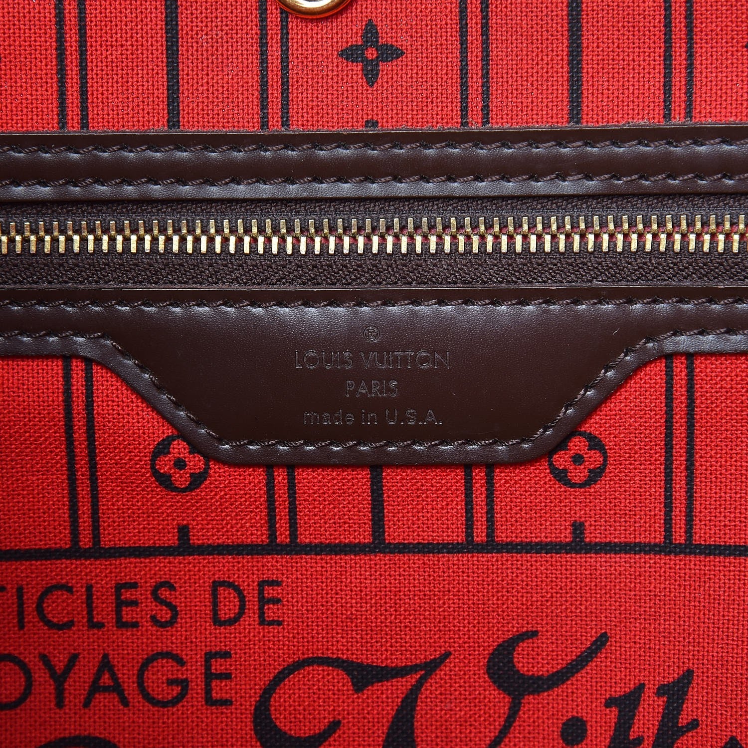 Louis Vuitton Damier Ebene Neverfull MM 6 of 7