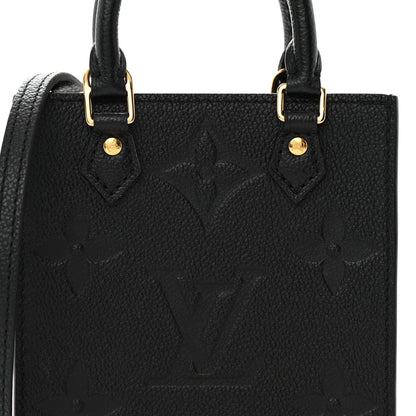 Louis Vuitton Empreinte Monogram Giant Petit Sac Plat Black 7 of 11