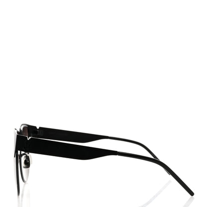 Saint Laurent Aged Metal Cat Eye SLM43 Sunglasses Black 3 of 7