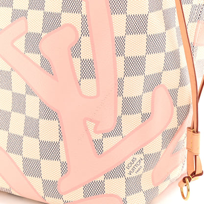 Louis Vuitton Damier Azur Tahitienne Neverfull MM 18 of 21