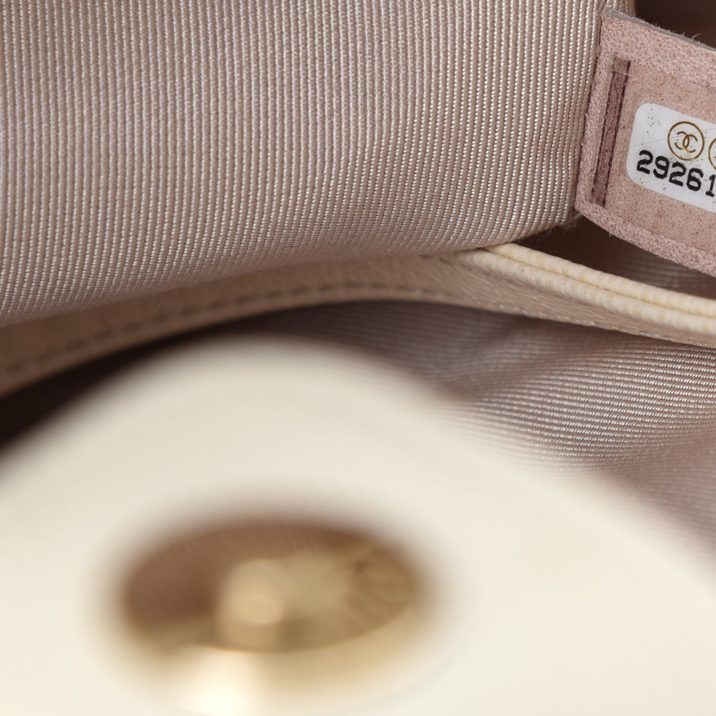Caviar Quilted CC Tote Beige