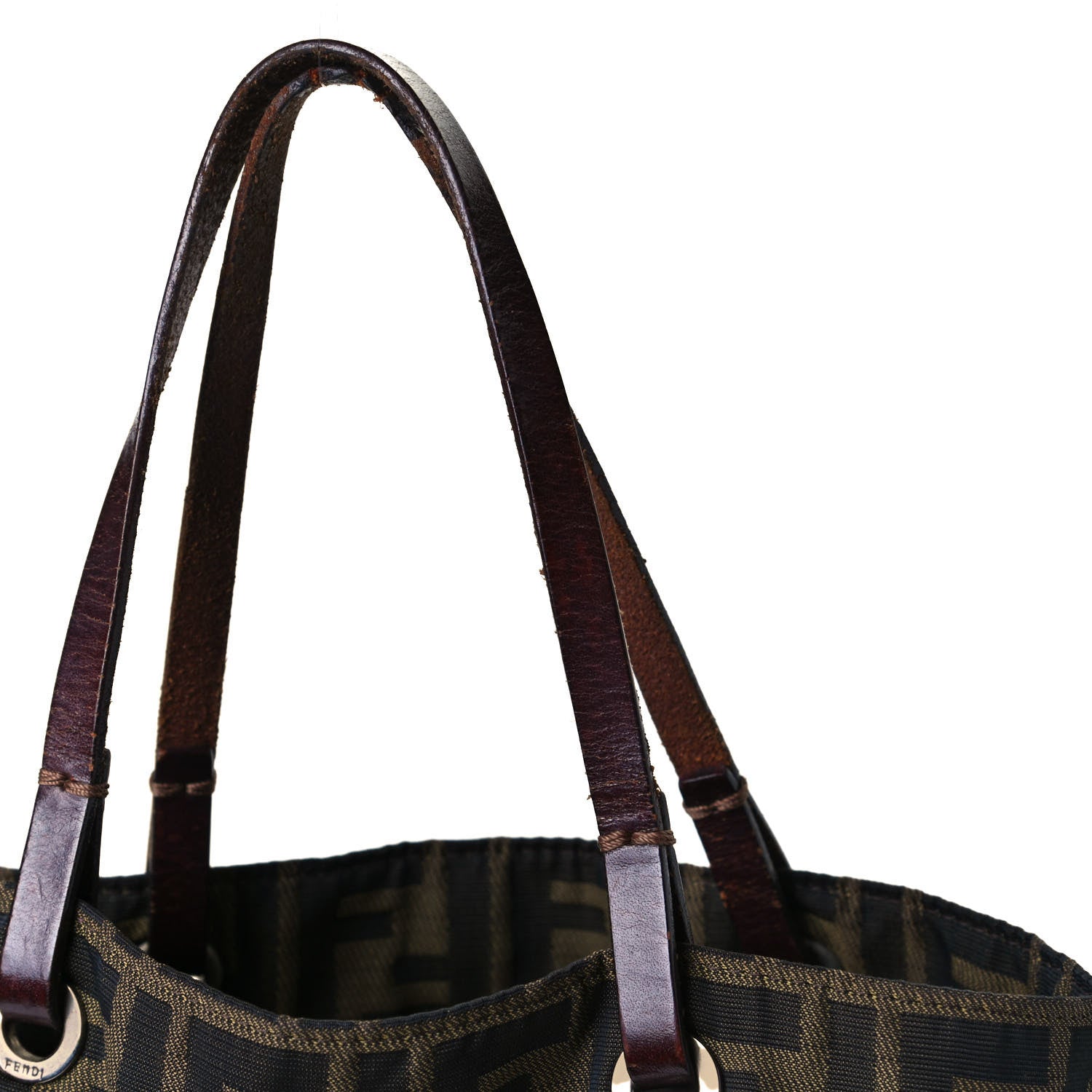 Fendi Zucca Mini Tote Tobacco 10 of 15