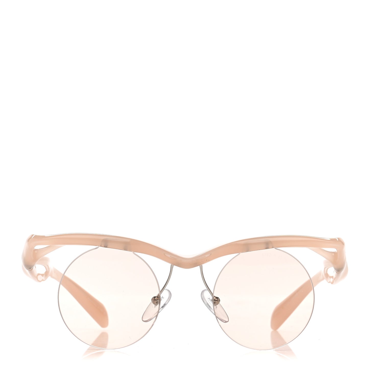 Acetate Rimless Sunglasses SPR A24 Light Pink