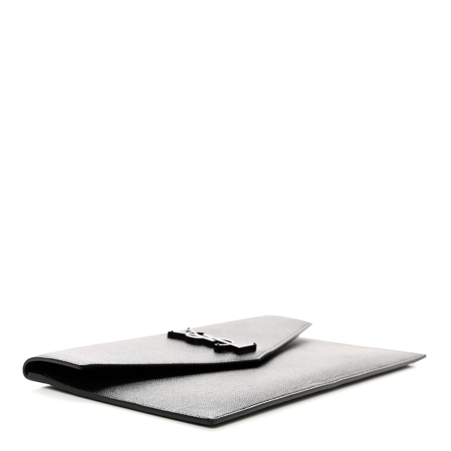 Saint Laurent Grain De Poudre Uptown Pouch Black 4 of 8