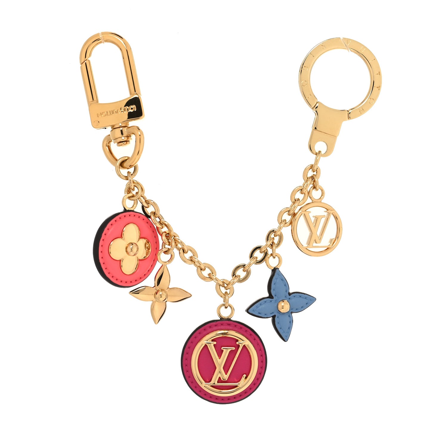 Preppy Flowers Bag Charm Chain Multicolor