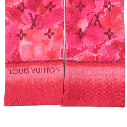 Louis Vuitton Silk Monogram Ikat Summer Bandeau Rose Indien 5 of 5