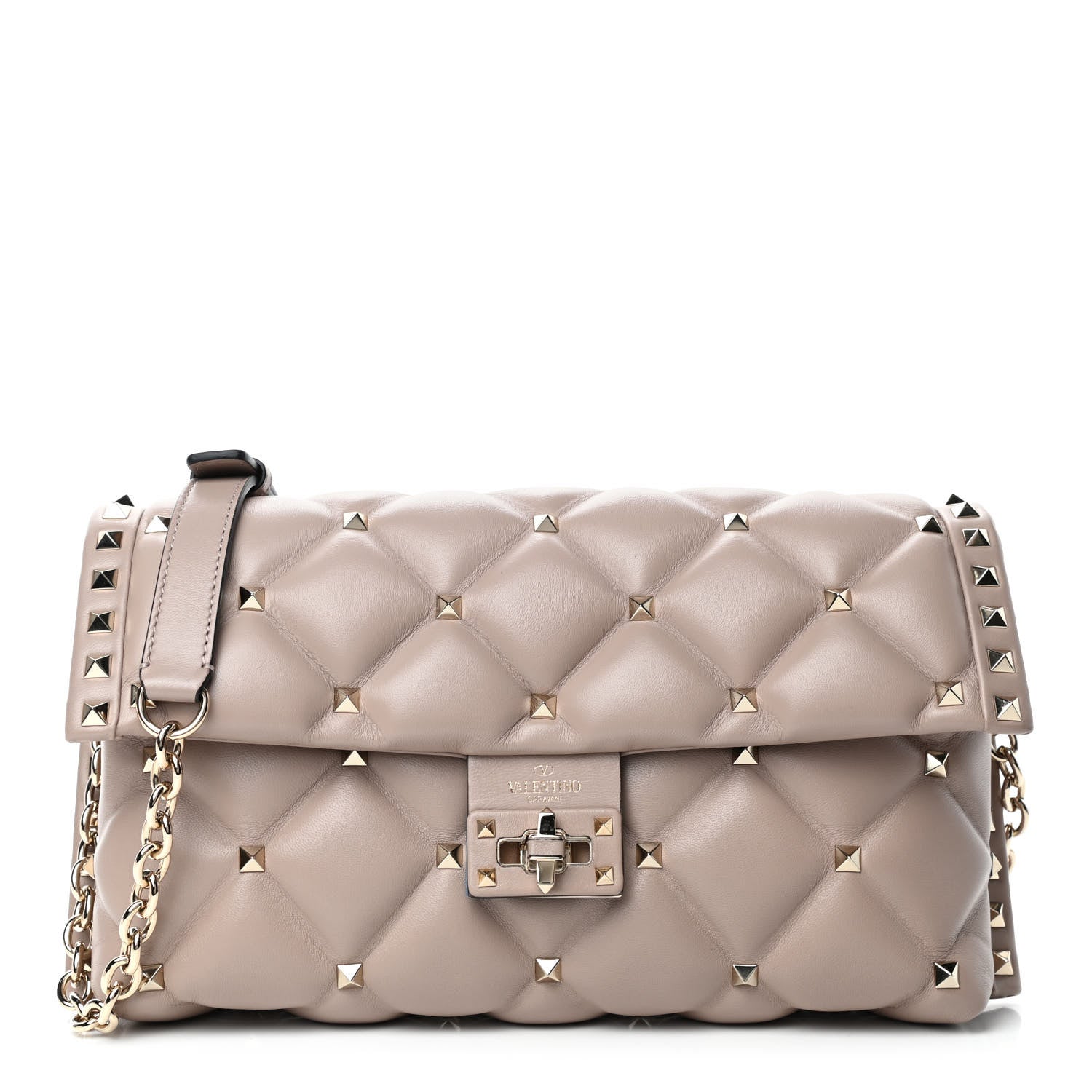 Valentino Garavani Nappa Candystud Crossbody Poudre 1 of 4