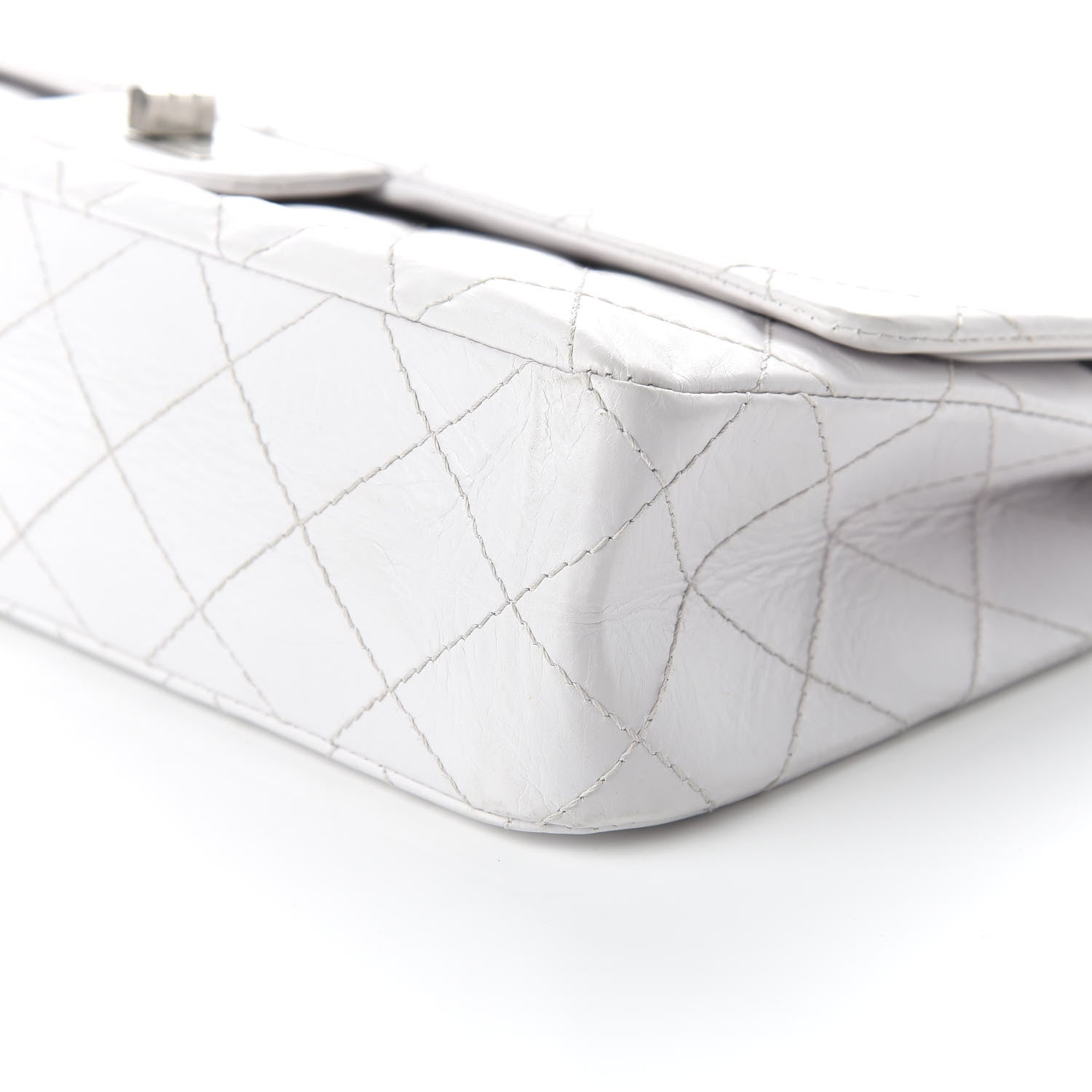 Chanel Aged Calfskin 2.55 Reissue 227 Flap White 7 of 10