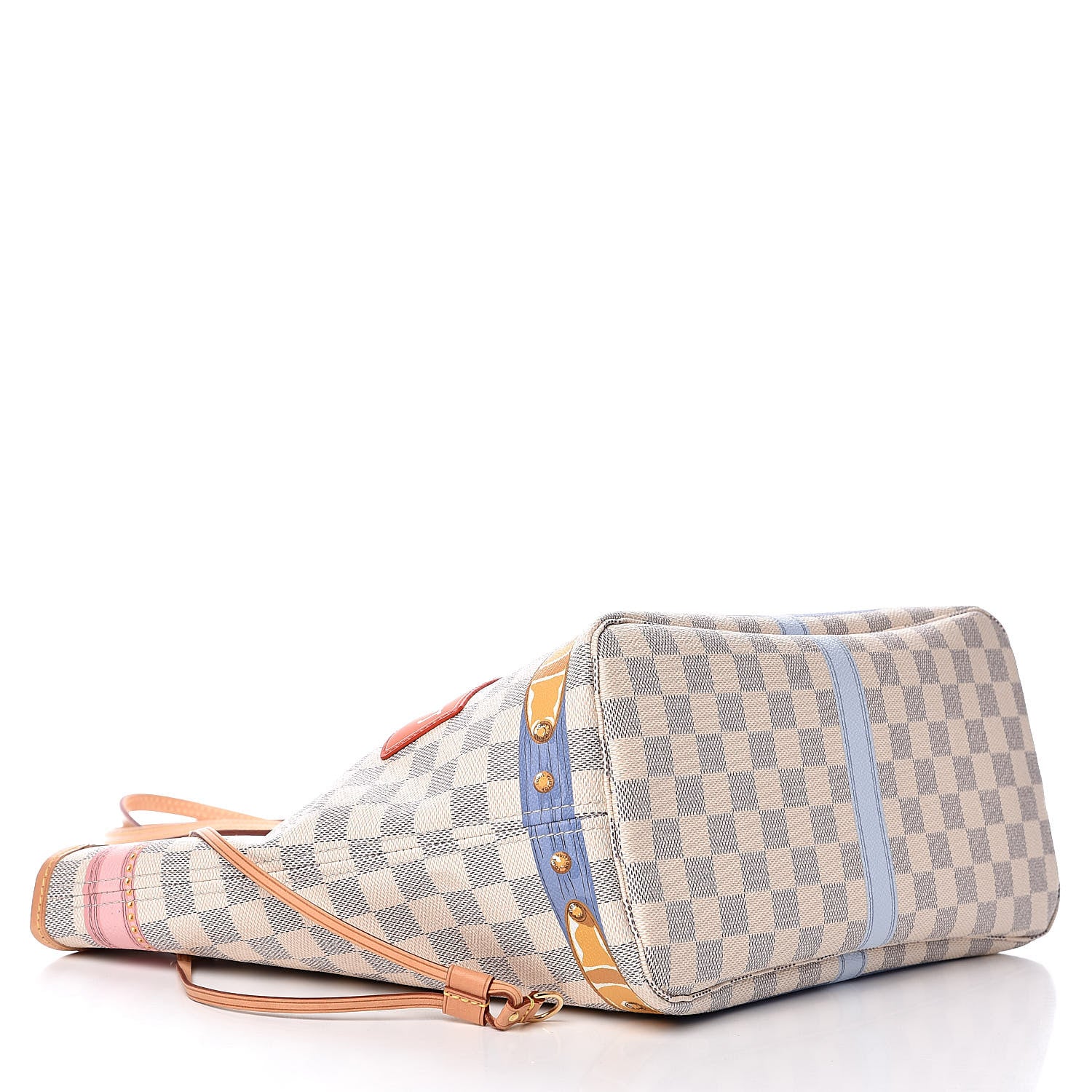 Louis Vuitton Damier Azur Summer Trunks Neo Neverfull MM 4 of 13