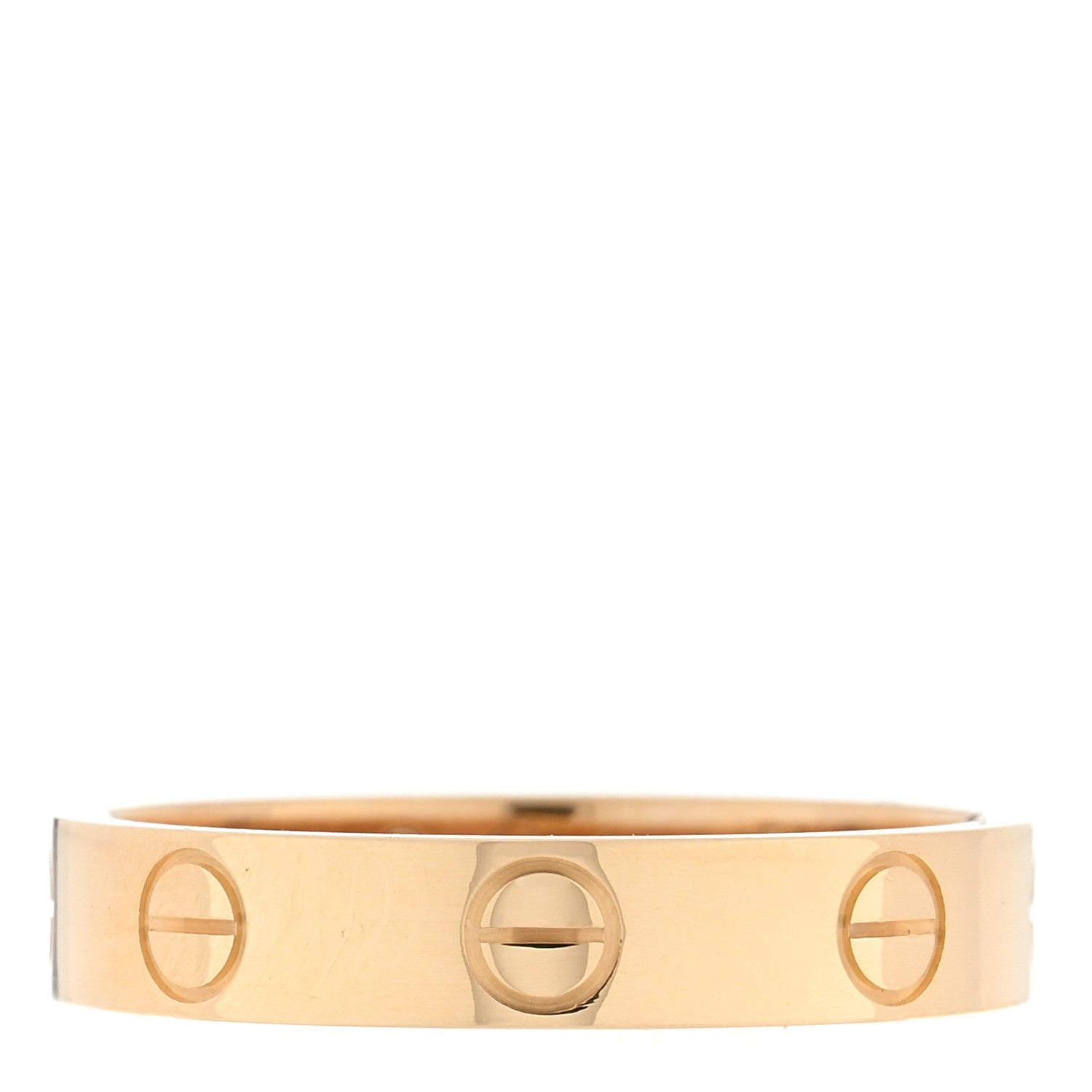Cartier 18K Yellow Gold 3.5mm LOVE Wedding Band Ring 51 5.75 1 of 4