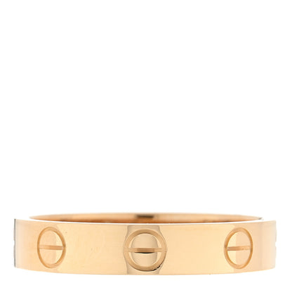 Cartier 18K Yellow Gold 3.5mm LOVE Wedding Band Ring 51 5.75 1 of 4