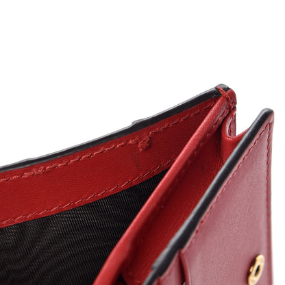 Gucci Calfskin Queen Margaret Card Case Wallet Blue Agata Hibiscus Red Mystic White 9 of 11