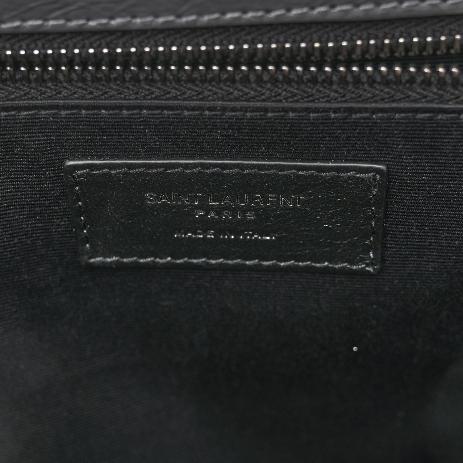 Saint Laurent Crinkled Calfskin Matelasse Monogram Medium Niki Chain Satchel Storm 6 of 9