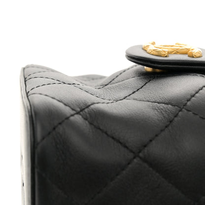 Chanel Calfskin Quilted Small Vanity Case With Chain Black 12 of 12