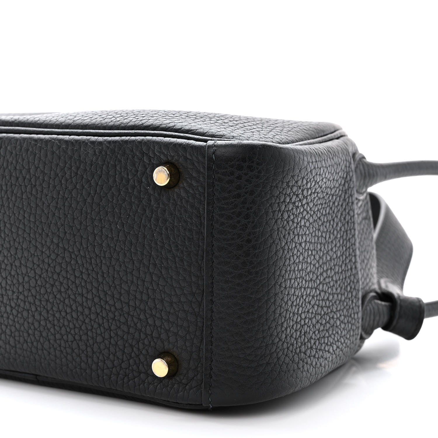 Hermes Taurillon Clemence Mini Lindy 20 Black 10 of 11