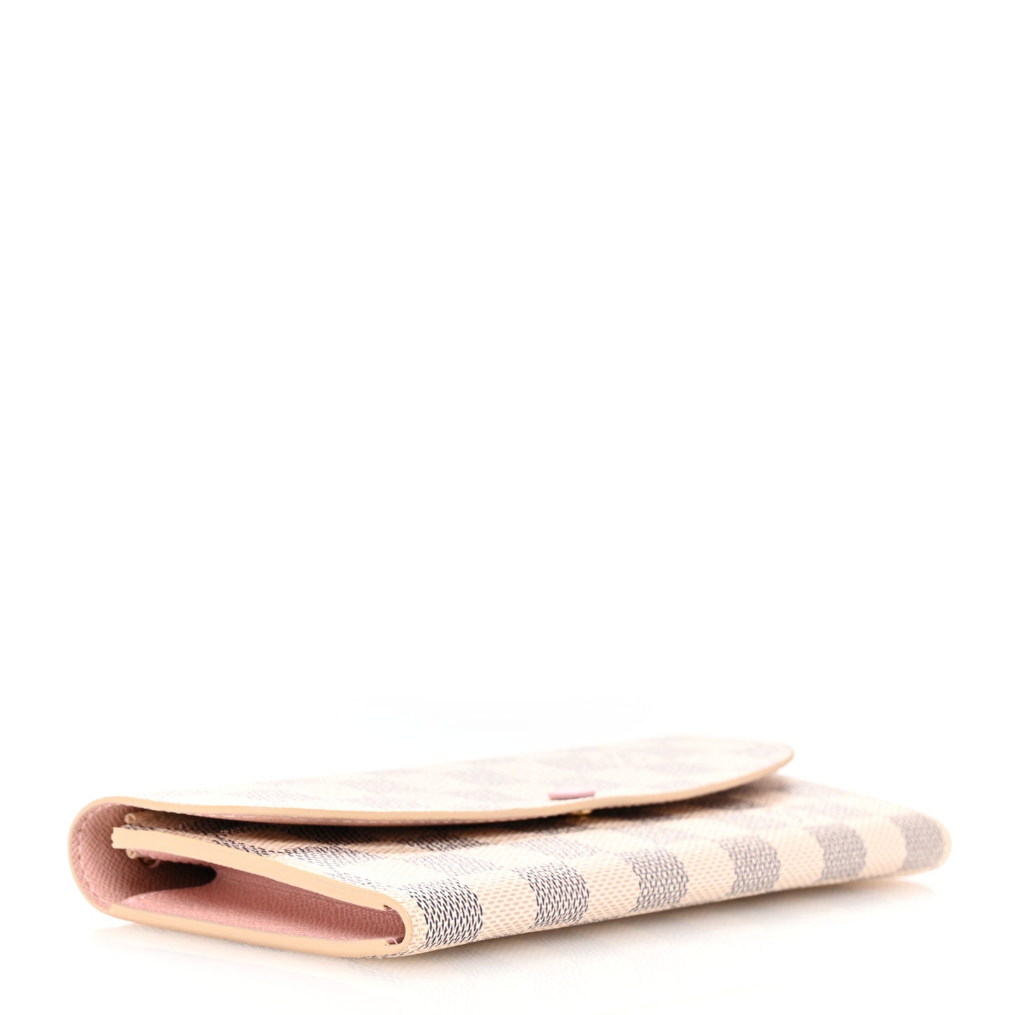 Damier Azur Emilie Wallet Rose Ballerine
