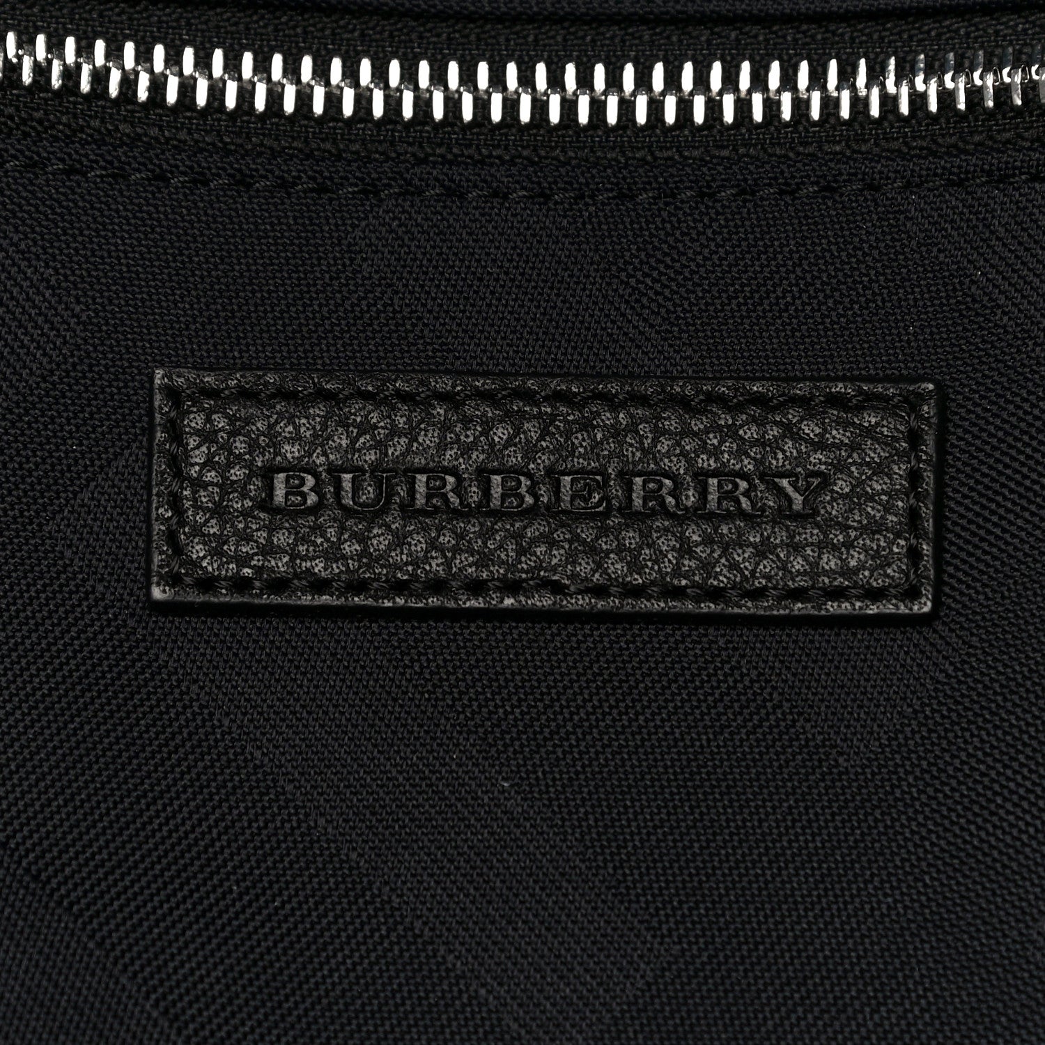 Burberry Nylon Check Print Abbeydale Simple Backpack Navy 5 of 8
